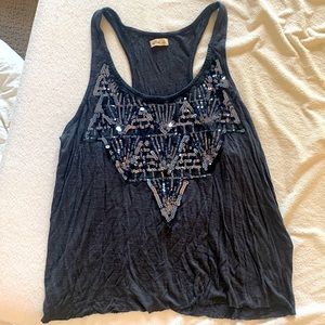 Hollister Sequin Crop Top